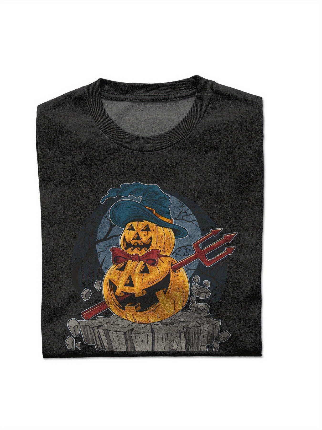VogueEpoch S-3XL Skull Cotton Adult Round collar T Shirts black 180g Short sleeve White Men Halloween Wed 98