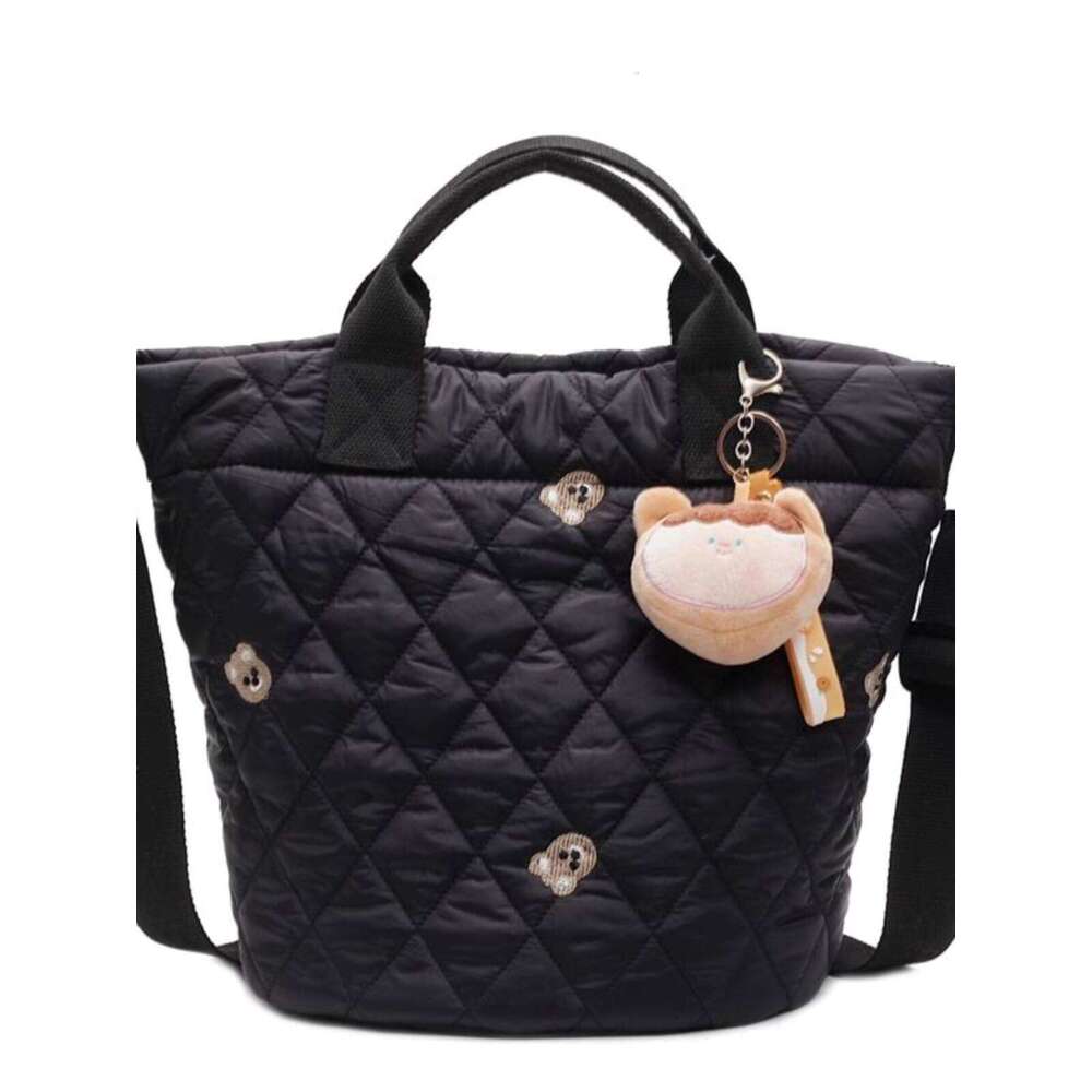 Stylish All-In-One Shoulder/Bucket Design Canvas Purse: Spacious Autum-Winter Accessory