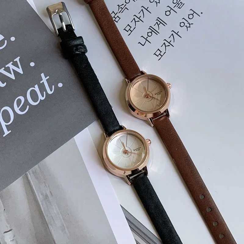 PU womens small dial strap luxury multifunctional watch Y250715