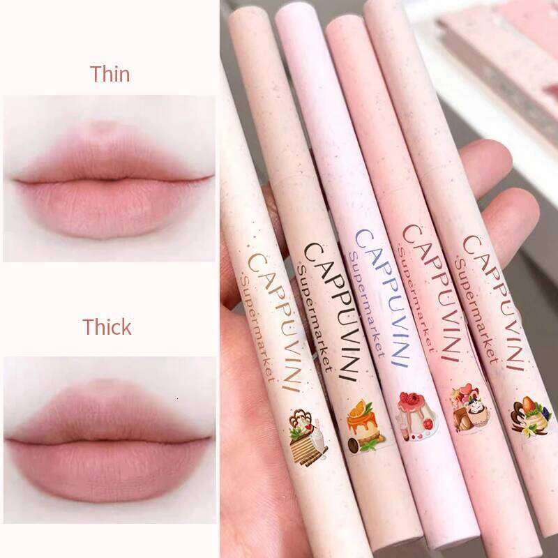 CAPPUVINI Liner Outline Lips Waterproof Lip Pencil Lipstick Pen Lasting X250716
