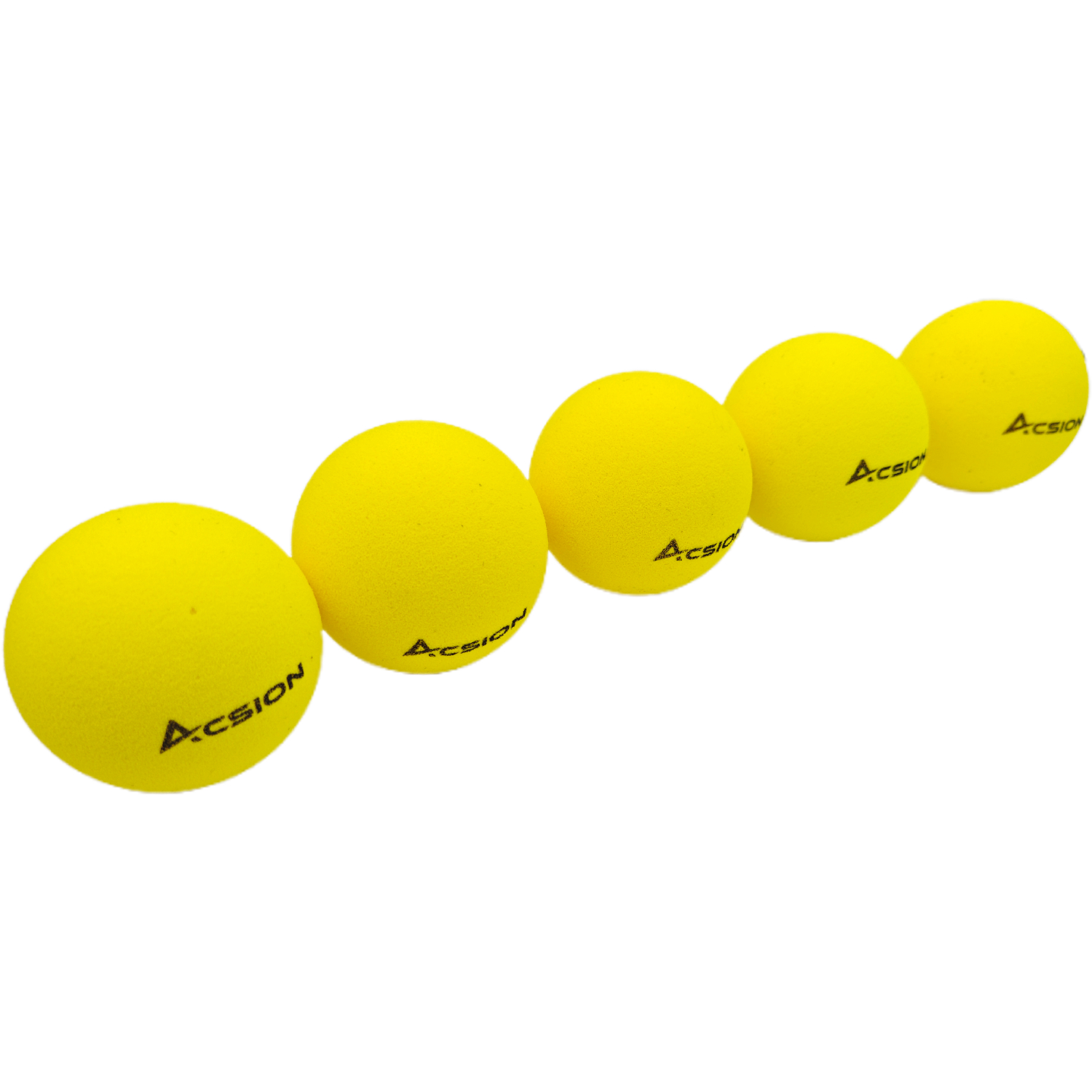 Acsion Stealth Quiet Pickleball Balls Foam Pickleball Balls for Indoor & Outdoor Play - Noise Reducing & High Performance For Practice