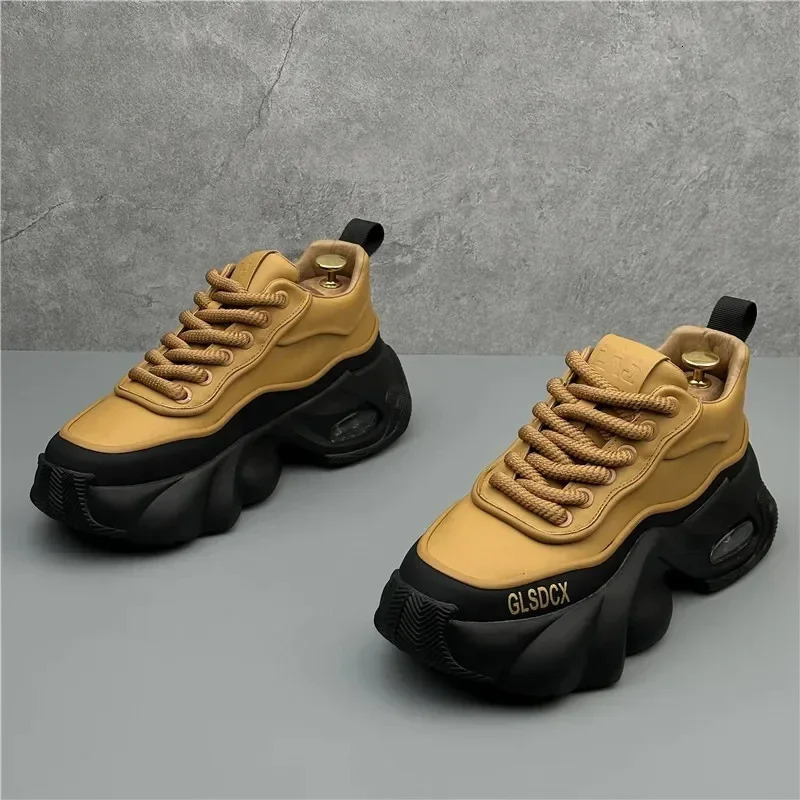 Style Men Shoes Autumn Winter Comfortable Mens Thick Platform Sneakers Fashion Casual Shoes Sports Trainers Tenis 250714