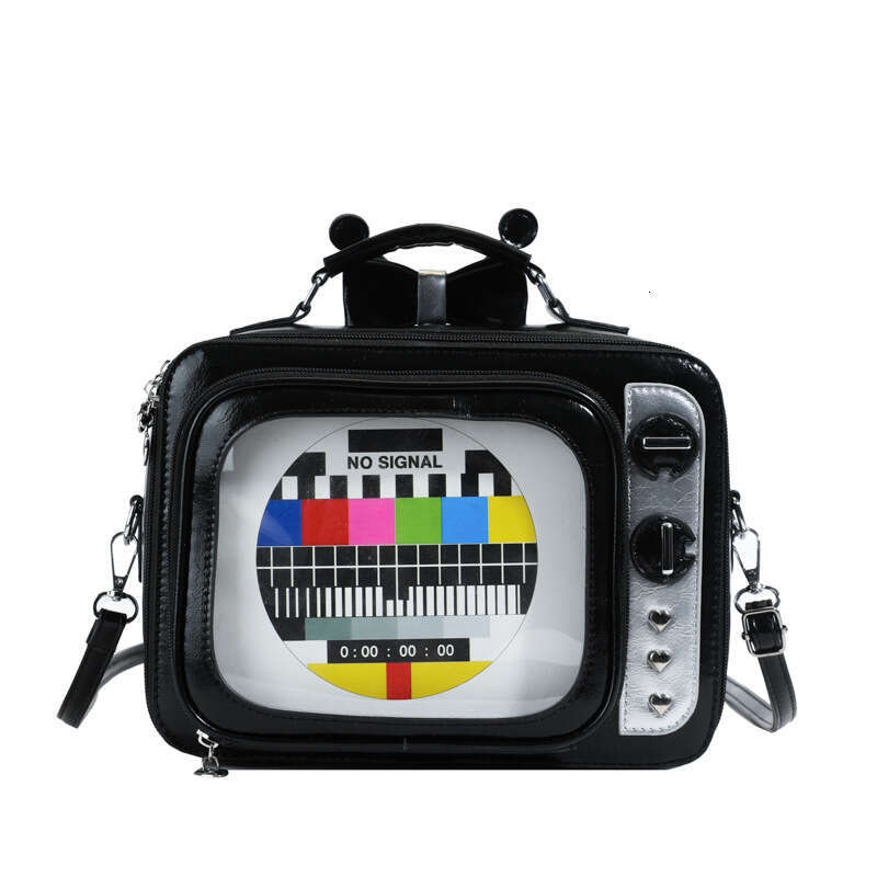 TV Shoulder 2025 Spring New Mori Style Cute Girl Large Capacity Handheld Transparent Jelly Bag
