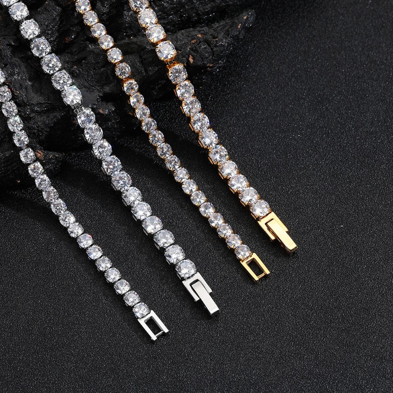 Full-Zircon Encrusted Ti-Steel Band for Women's Accessory Collection