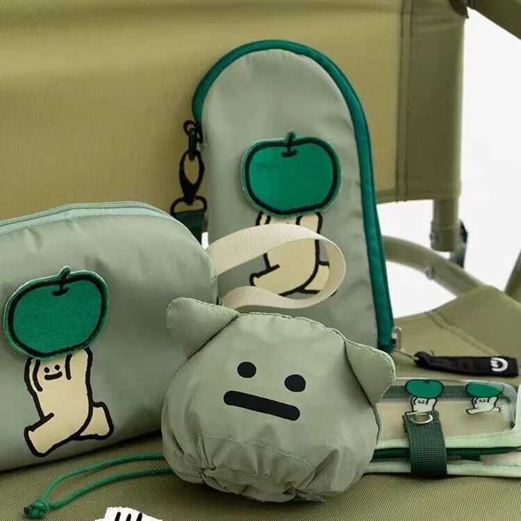 2025 New Cute Portable Single oulder Handheld Thin Lightweight Eco-friendly op Cotton Bag Foldable Storage Tote Bag