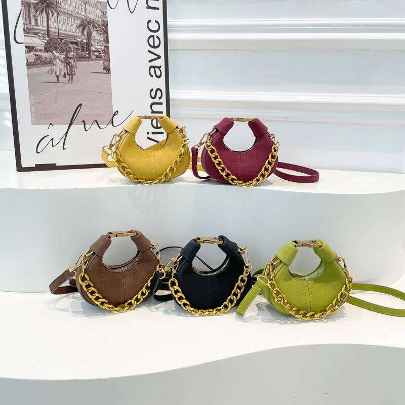 Mini PU Leather Saddle Shoulder Bag for Women Winter New Trend Handbags and Purses Females Crossbody Bags