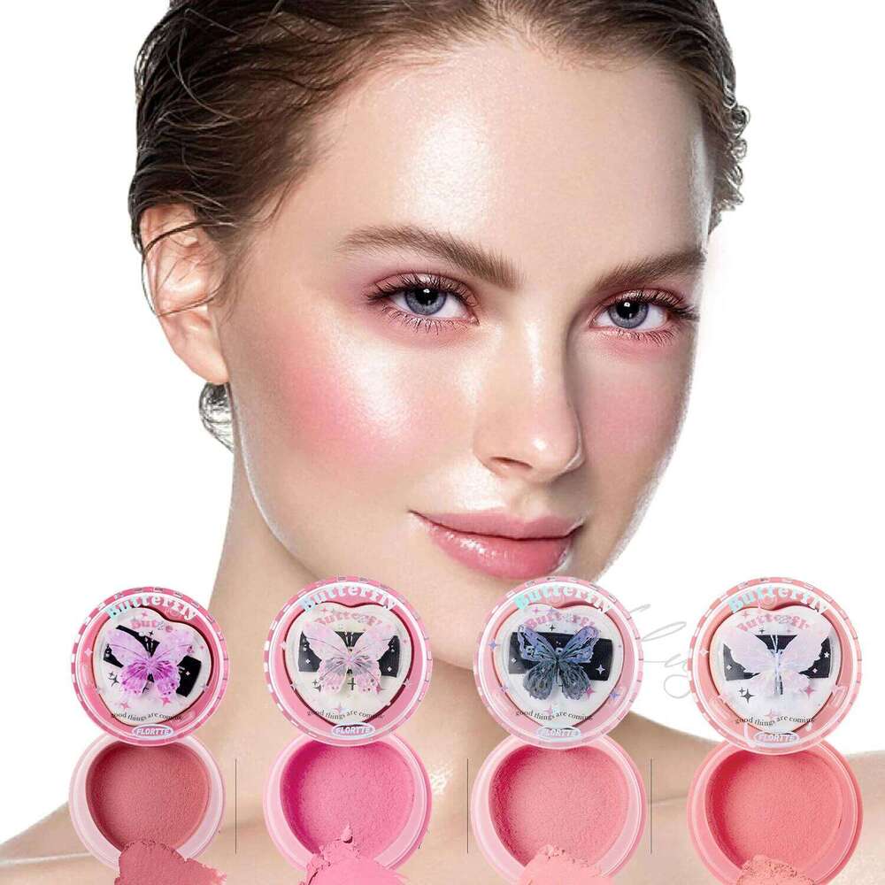 FLORTTE Cream Blush for Cheeks Face Makeup,Radiant Finish, Hydrating,Creamy,Lightweight Blendable Color,Vegan & Cruelty-Free X250716