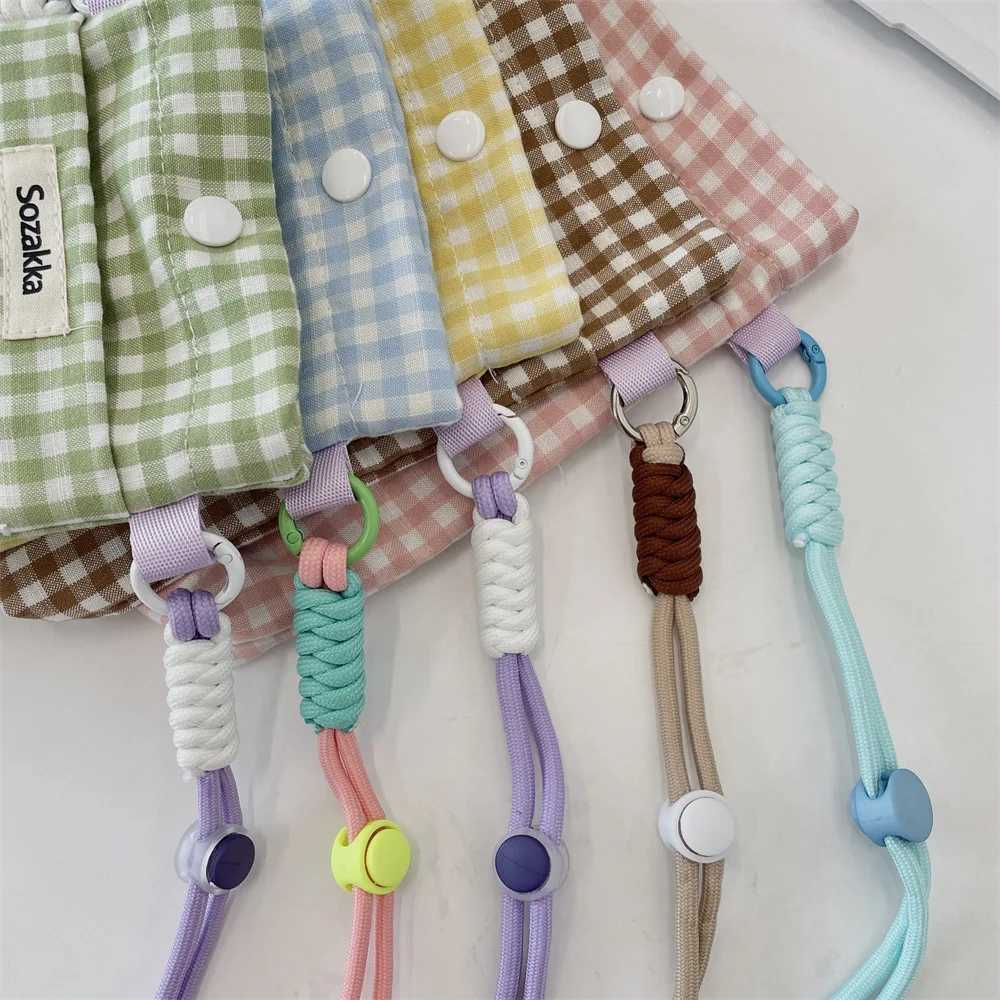 New Grid Phone Bag Miscellaneous Storage Bags Walking Key Card Bag Coin Purse Girls Shoulder Bag Crossbody Bags Phone Pouch