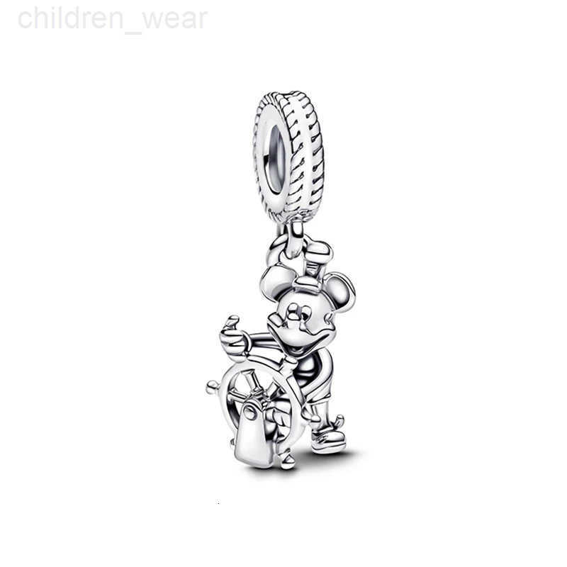 Disney Disney New Stitch Mickey Minnie Pendant Charm Beads Fits Bracelets Bangle Necklace Women Luxury DIY Jewelry Party Festival Gifts W20250716