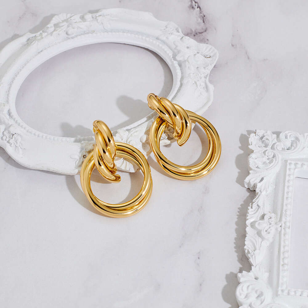 Fashionable Unique High-end Niche Design Sense Ear Studs Branch Earrings