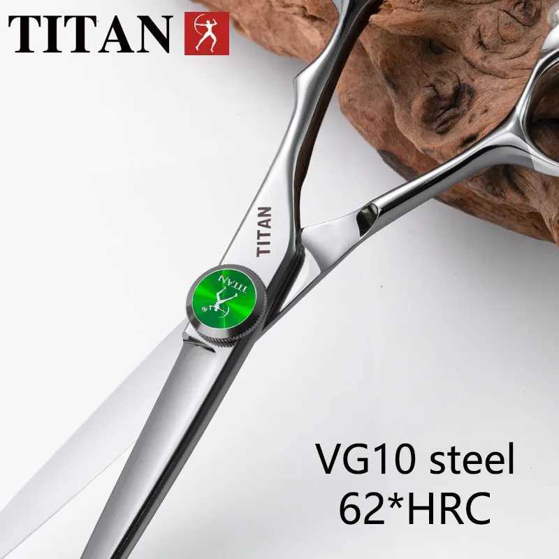 Titan Hairdressing Scissors Professional Barber Tools Cutting Thinning Scissors Hair Shear 6inch High-end JP VG10 Steel CNC W250716