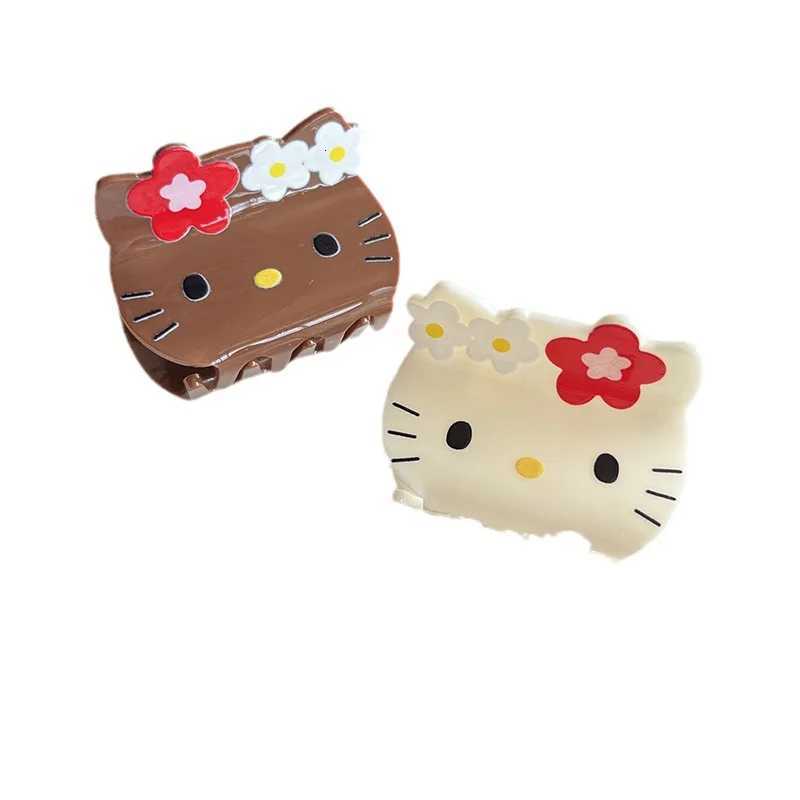 Sanrio Anime Sanrio Clip Cartoon Cute Hello Kitty Hairpin Girl Hairpin Shark Hair Clips Ornament Accessories Girlfriend Giftw250716