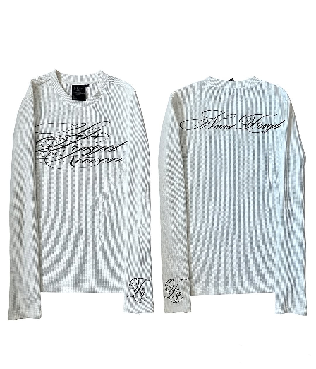 American Long Sleeve T-shirt Dark Retro Y2K Print Top High Street Gothic Fashionable Outfit Instagram