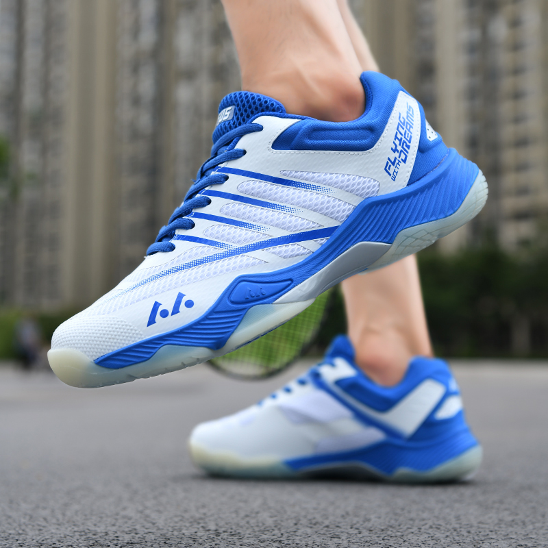 Professional grade badminton shoes for men and women with anti-slip, wear-resistant, shock-absorbing training sports shoes, breathable shoes