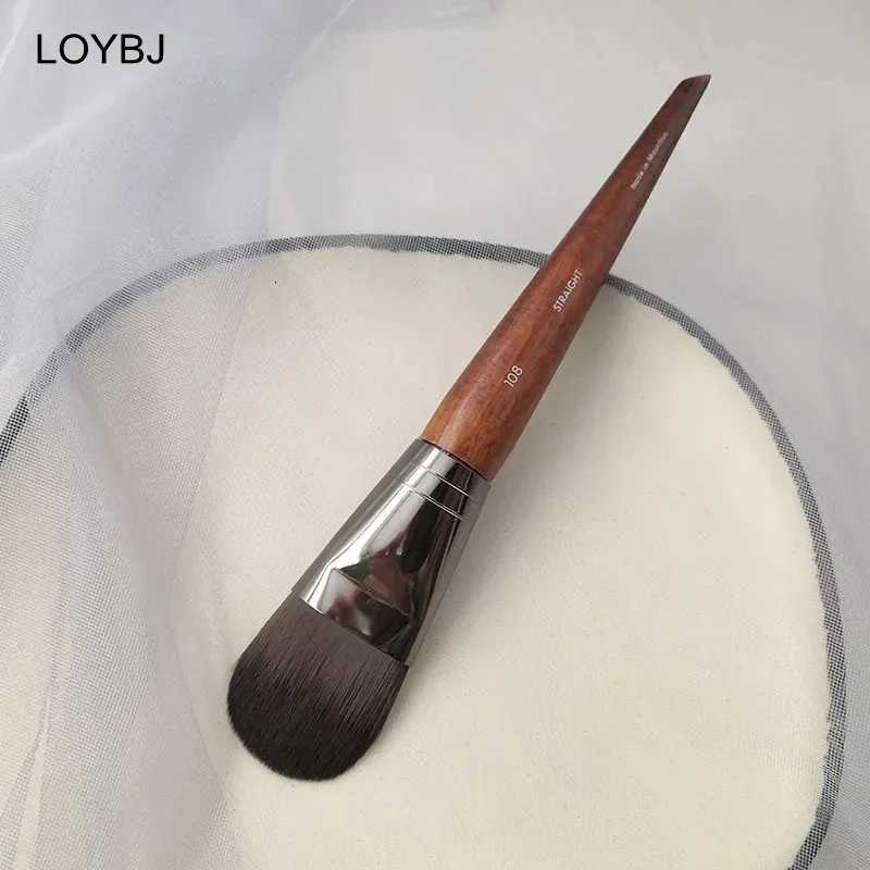 LOYBJ Professional Foundation Brush Cosmetics Flat Makeup Brushes Liquid Foundation Powder Concealer Contour Makeup Beauty Tool XJ2500716