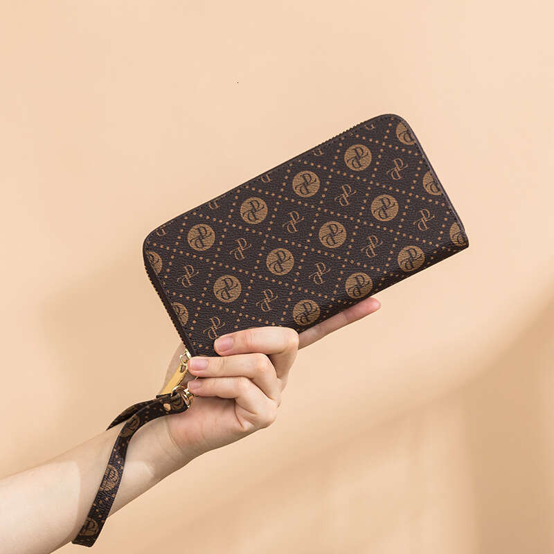 Long Wallet for Women with Zipper Card Holder, Fashionable Simple Large Capacity Clutch, Coin and Phone Bag