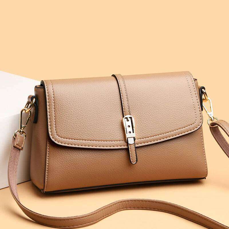 High Quality Soft Leather Handbag Women Purses Female Designer Brand Ladies Shoulder Crossbody Bag 2023 Sac A Main