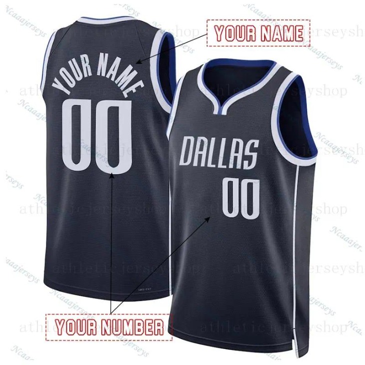 32 Cooper Flagg Basketball Jerseys Kyrie Iving Anthony Davis Klay Thompson Dwight Powell Max Christie Moussa Cisse Kessler Edwards Gafford Embroidery Custom Men