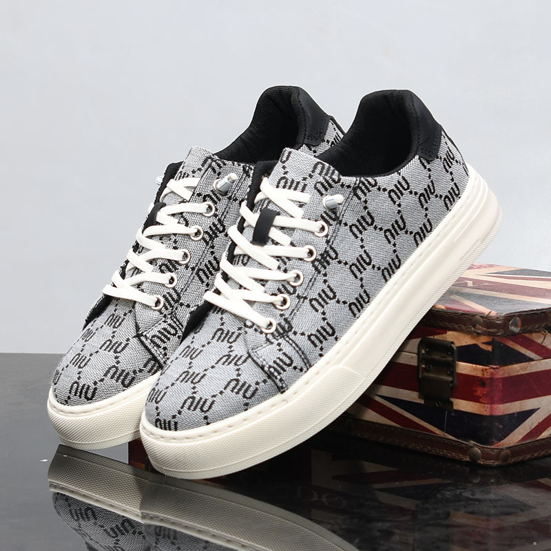 Designer Running shoes free shipping Canvas shoes low cut summer printed mens breathable sports and leisure shoes black khaki