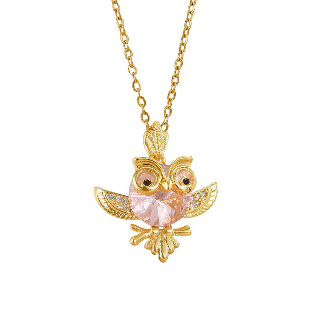 Fashion Trendy Bird Necklace For Women Crystal Micro Inlaid Full Zircon Yiwu Jewelry 6A3