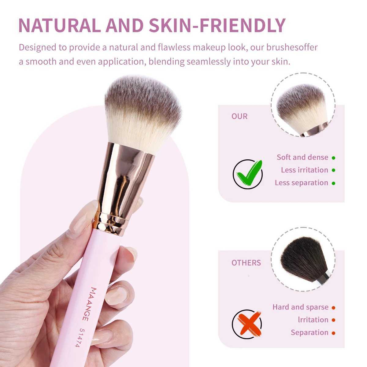 7PCS Makeup Brush Set Foundation Concealer Eyeshadow Makeup Brush for Liquid Cream Soft Fluffy Cosmetic Makeup Tools XJ2500716