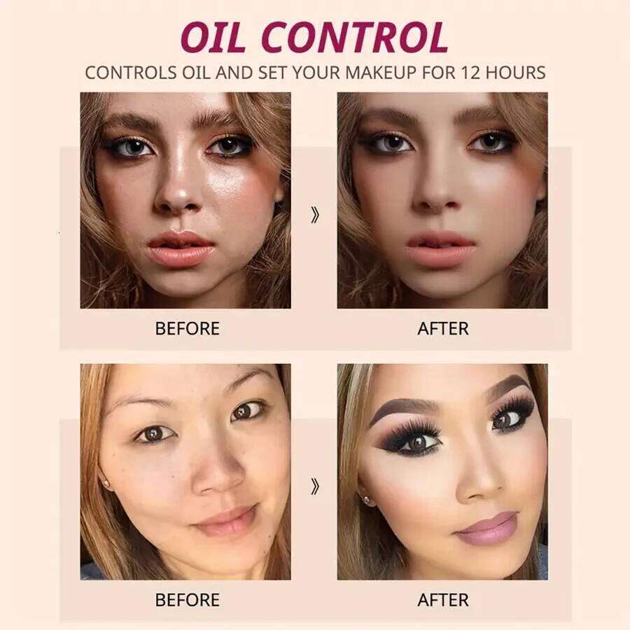 Banana Scented Loose Setting Powder - Long-Lasting, Waterproof, Sweat-Proof, Oil-Conng, Lightweight, Suitable for All Skin Tone X2507