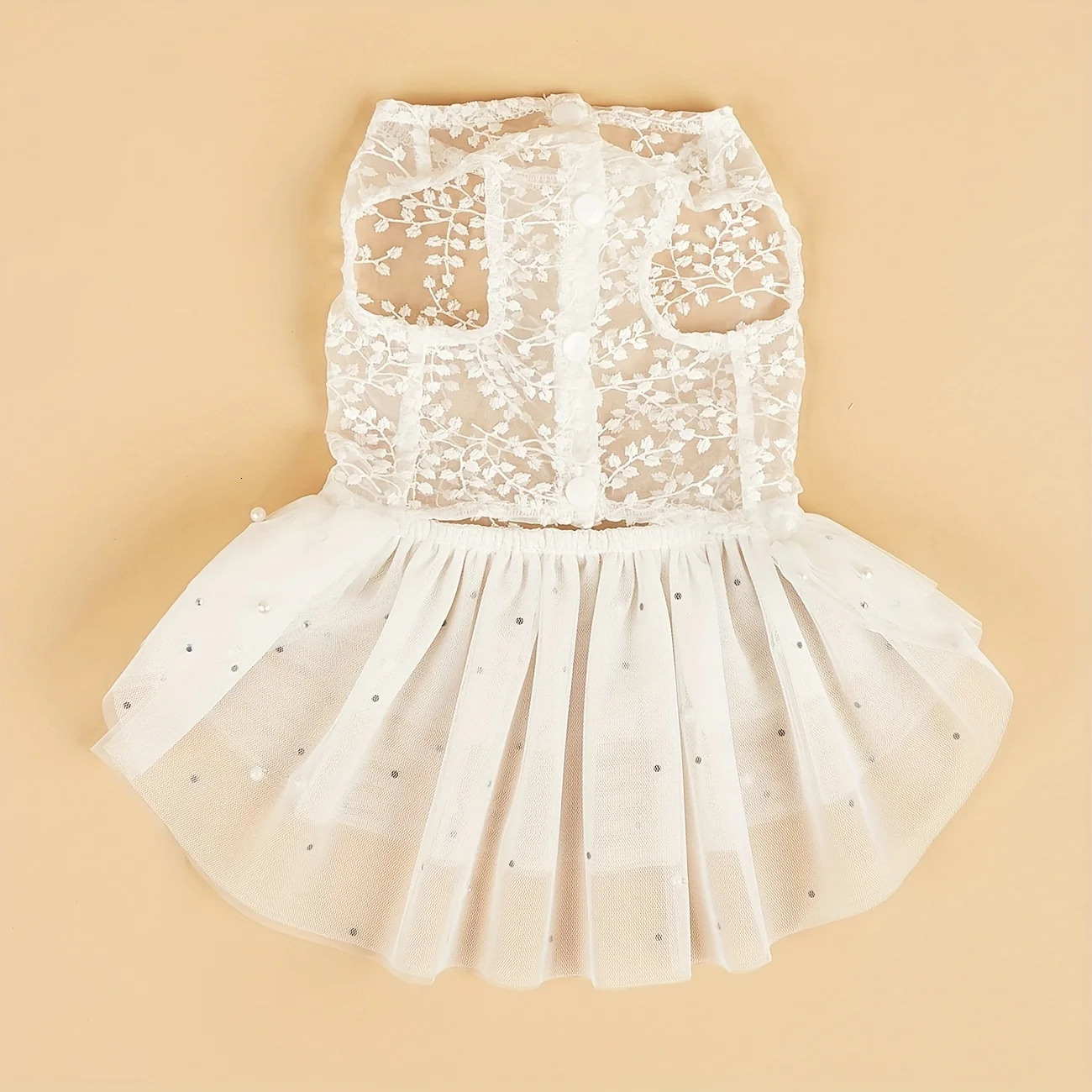 Dog Wedding Party Suit Summer Mesh Dress Suitable For Cats And Dogs 250711