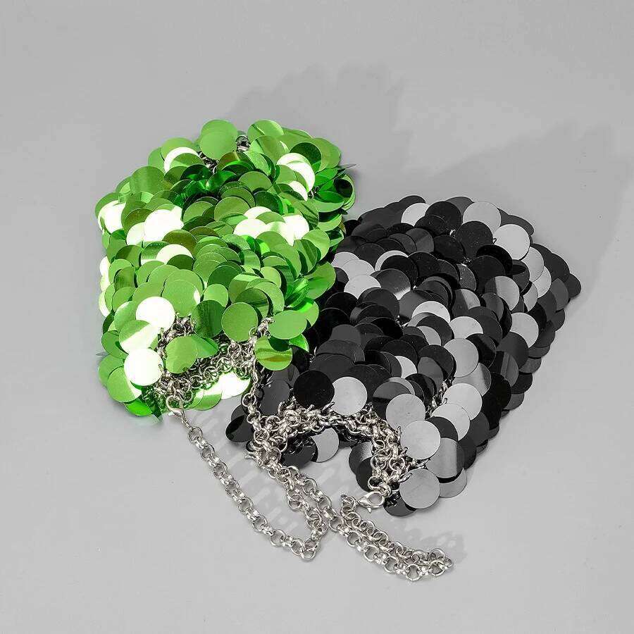 Fashion Sequins Crossbody Bag for Designer Metallic Women Handbags Shinny Party Shoulder Bags Evening Clucth Purses