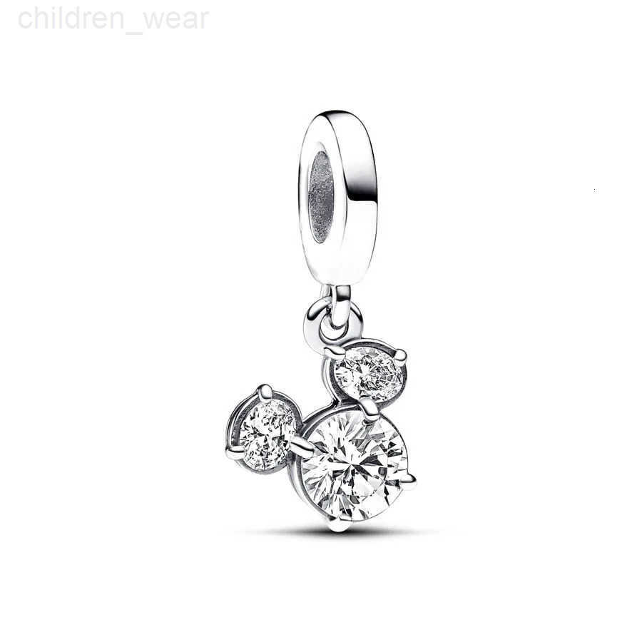 Disney 2024 Disney Charm Mickey Mouse And Minnie Mouse Pendant Fits Original Bracelet DIY Charms Women Exquisite Jewelry W20250716