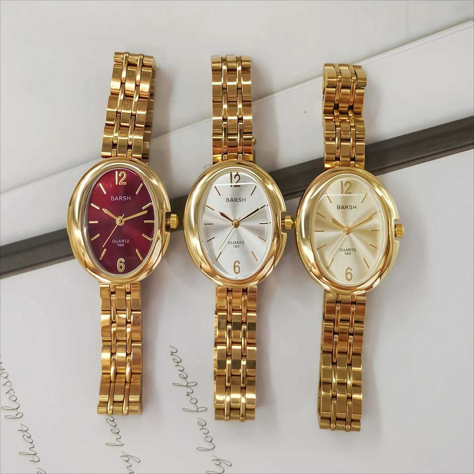 Fashion Wen Pigeon Egg Dial Wens Quartz Luxury Temperament Wristes Gift Clock Dropsing Womens Watch Y250715