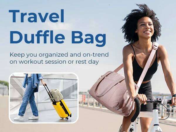 Travel Duffel Gym Bag for Women with Wet Pocket Carry on Weekender Shoulder Boston bag Waterproof Beach bags