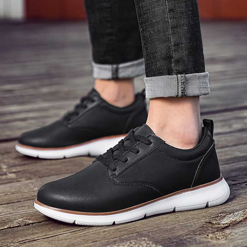 2025 New Plus-size Casual Shoes Mens New Microfiber Leather Casual Shoes Retro Casual Shoes W250716