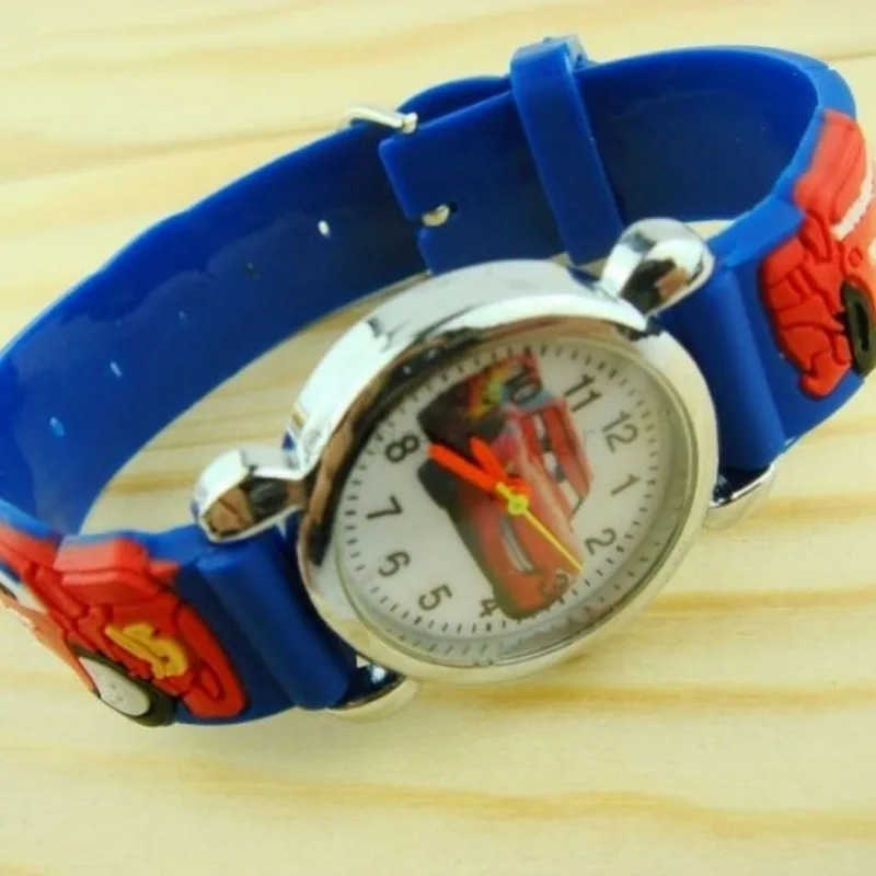 Disney Cars Lightning McQueen animation peripheral cartoon cute boy and girl pointer electronic watch Childrens Day gift wholesale W20250716