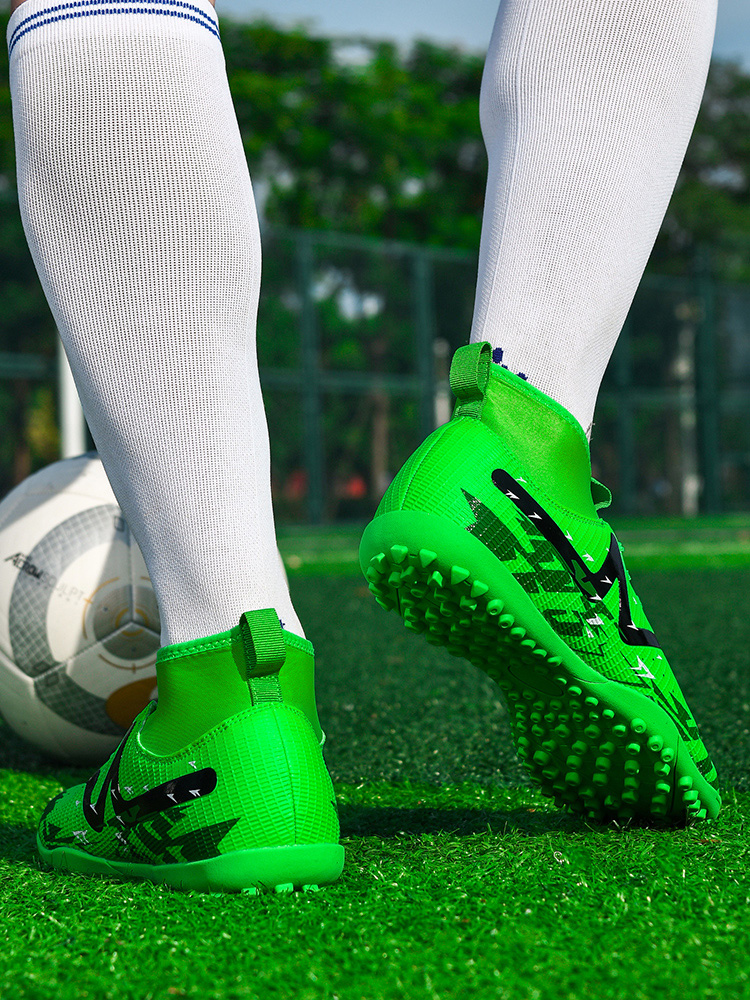 Breathable Summer Soccer Shoes - Men's Women's Kids' Grass Training Footwear with Anti-Slip Nails