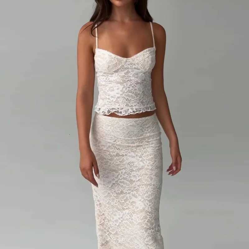 2-Piece Set WhereMery Sexy Off Shoulder Sleeveless Backless Halter Tops with Low-Waist Bodycon Skirts Elegant Summer Beach Party R250716
