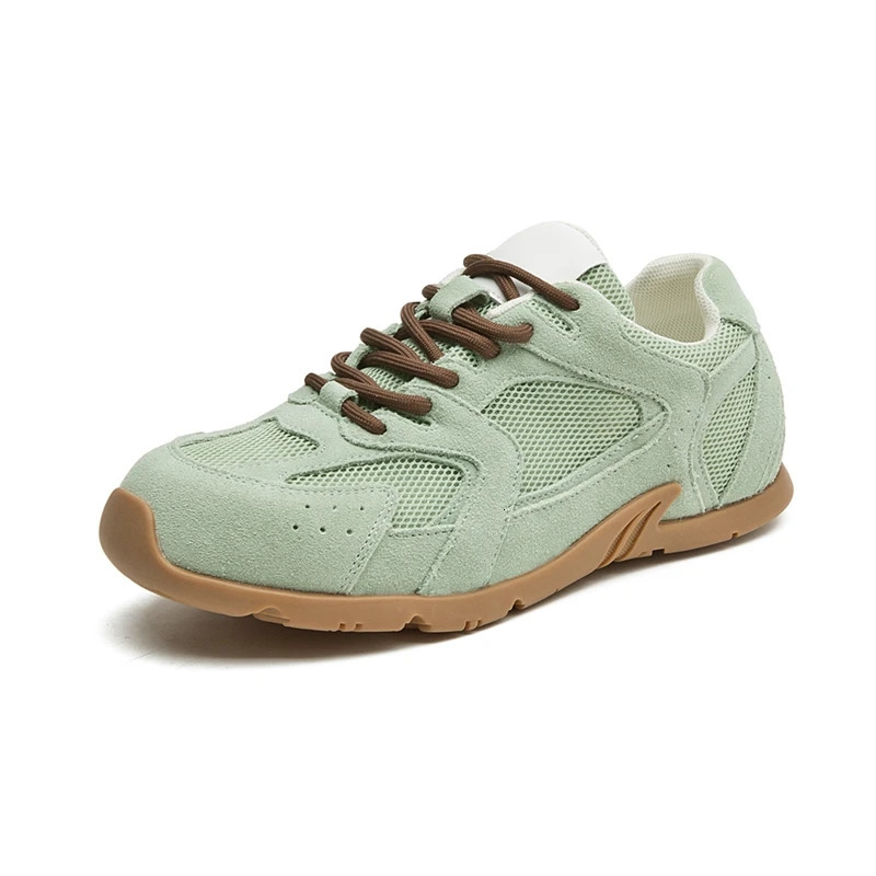 Women Sneakers Spring Summer Genuine Leather Retro Fashion Casual Flats Women Lace-up German Training Shoes Women 250712