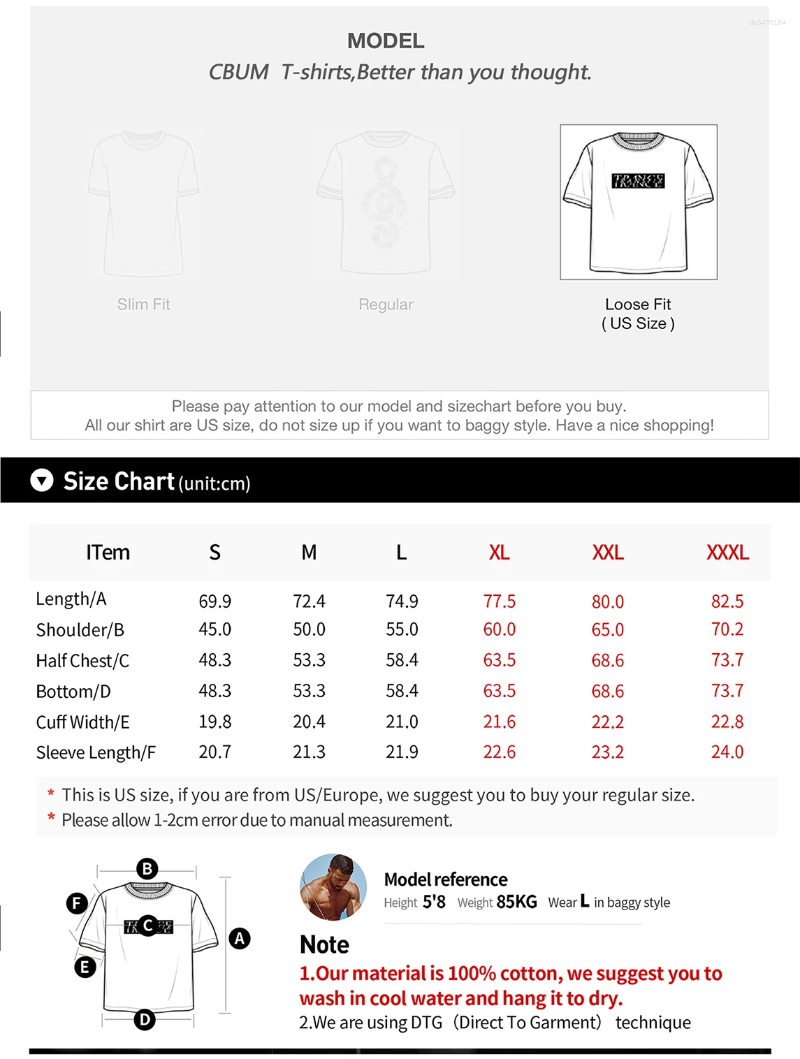 Men's T Shirts Controlled Insanity T-shirt Covers Oversized Short Sleeve Tees Workout Gym CBUM