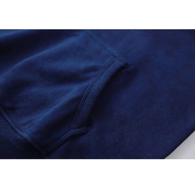 Akkad Kuti Spring Autumn Fashion New Men's Casual Hoodies Plant Indigo Retro Hooded Shirts Large Pocket Long Sleeves Hoodie Men