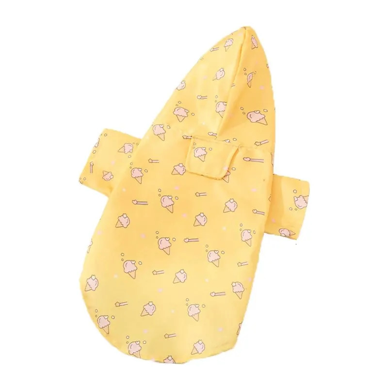Pet Dog Raincoat Summer Fashion Short Sleeve Waterproof Clothes Puppy Coat Outdoor Bichon Schnauzer Welsh 250711