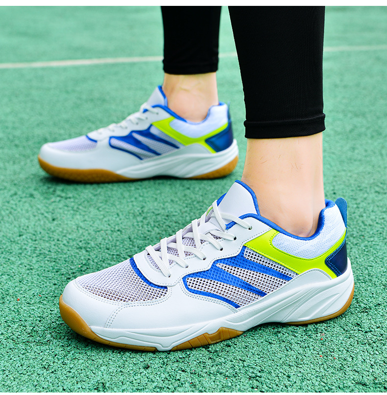 Badminton shoes for men and women real carbon single mesh summer breathable non-slip wear-resistant couple professional sports shoes