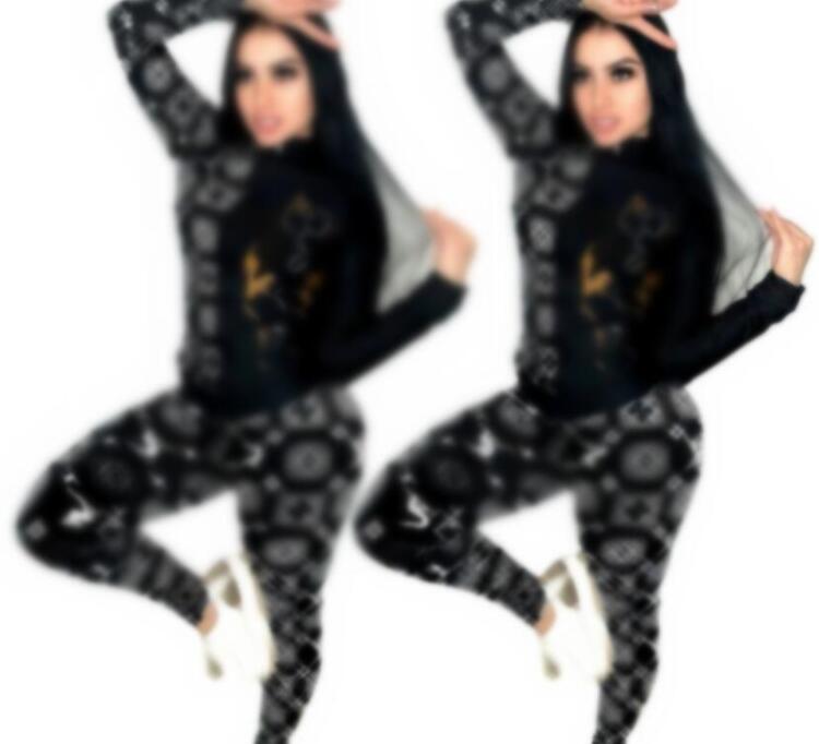 Designer Women Tracksuits Long Sleeve Jacket Luxury Brand Hoodies Top Fashion Sportsuit Casual Pants Sets