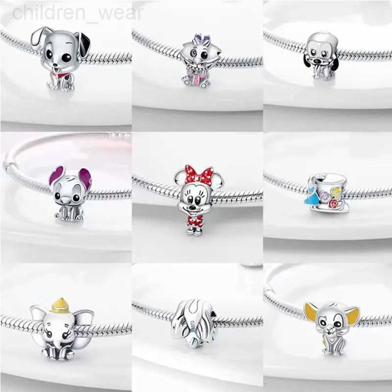Disney 100% New 925 Sterling Silver Disney Pandora Pendant Beads Suitable for Original DIY Bracelet Womens Fashion Gift W20250716
