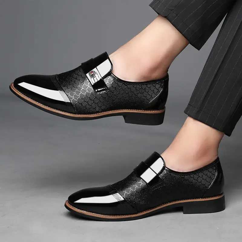 Official Leather Casual Business Dress Shoes Man Elegant and Classic Luxury Designer Cheap Clearance Italian Social Shoe for Men Y250715