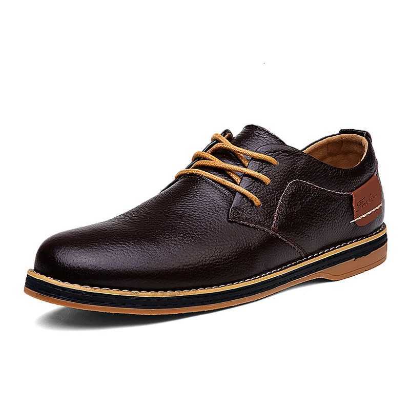 New Spring Autumn Fashion Men Shoes Men Leather Oxfords Shoes Casual Lace-up Formal Business Wedding Dress Shoes Big Size 38-48 W250716