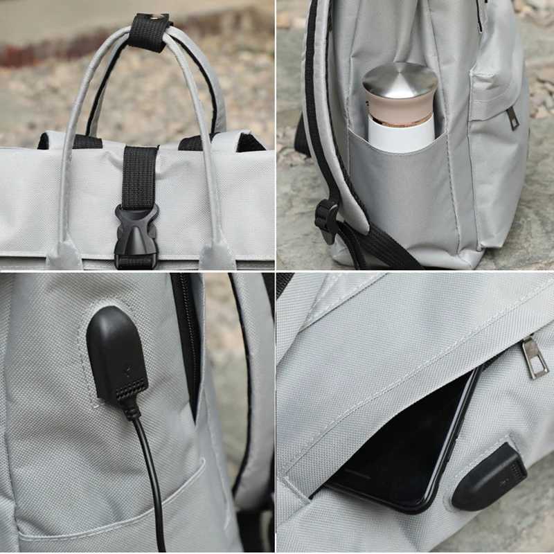 Women Backpack for School Bags Teenage Girls Casual Backpacks With USB Interface Large Capacity Oxford Ladies Laptop Back pack