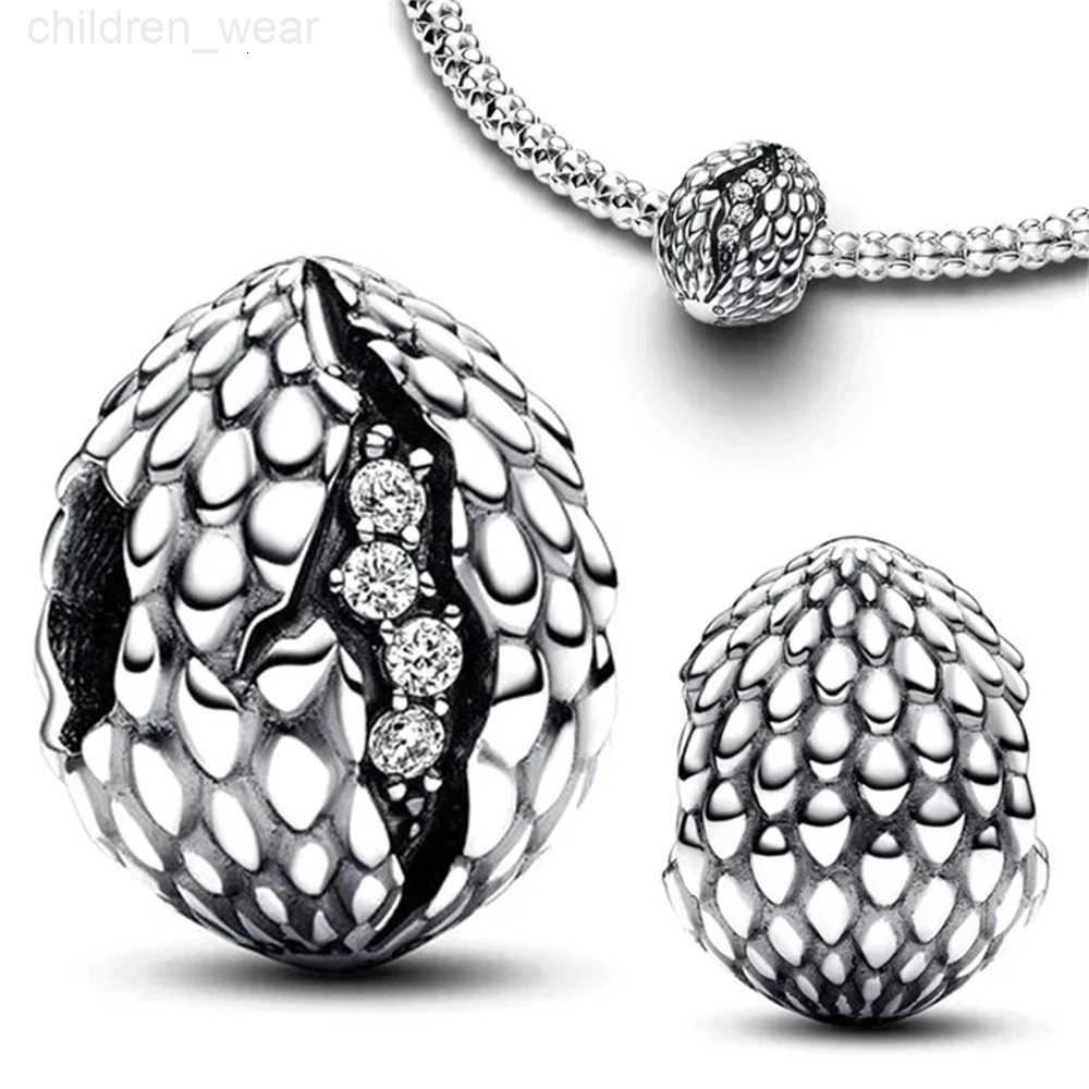 Disney 925 Silver Original Miniso Charms Fit Bracelet Dragon Wolf Chair Egg Sword Beads Charm for Women Jewelry Making Accessories Gift W20250716