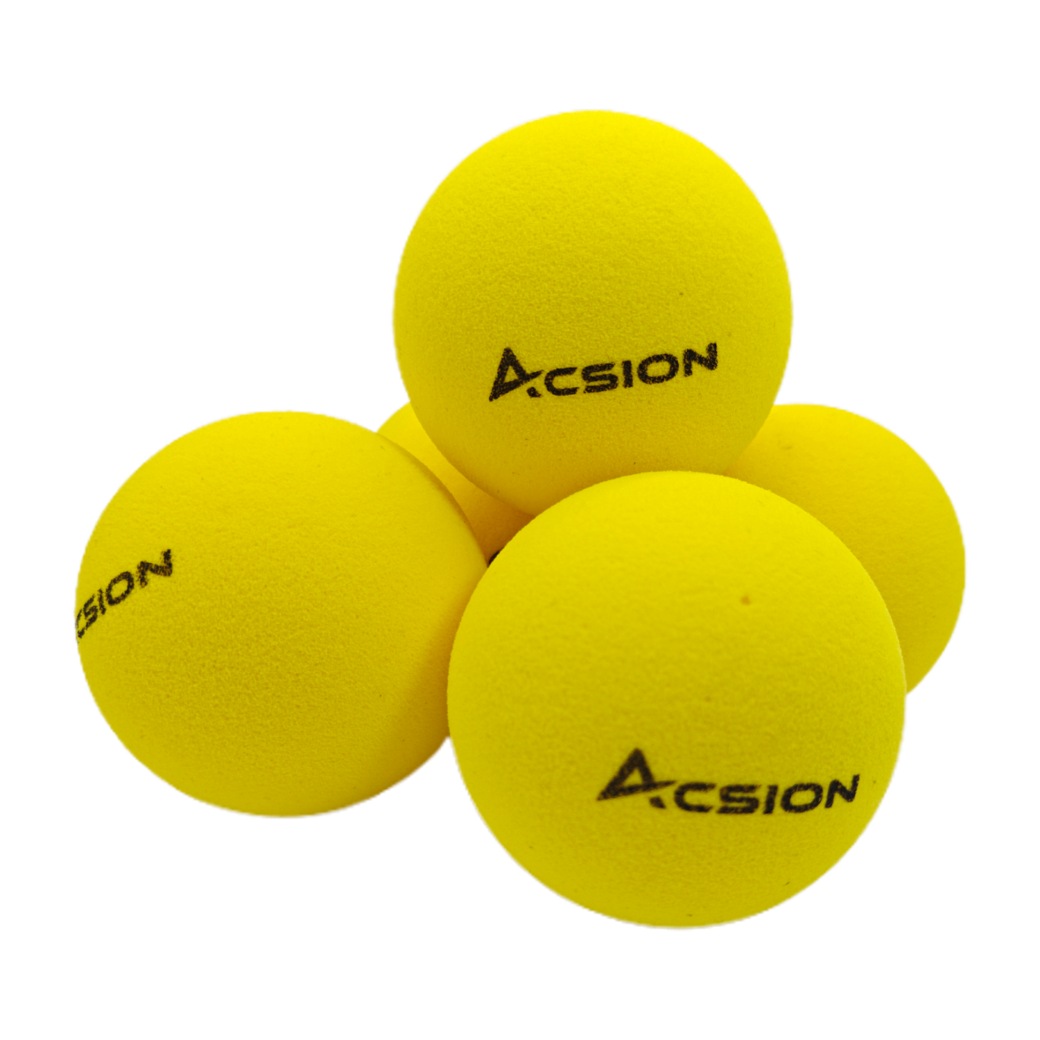 Acsion Stealth Quiet Pickleball Balls Foam Pickleball Balls for Indoor & Outdoor Play - Noise Reducing & High Performance For Practice