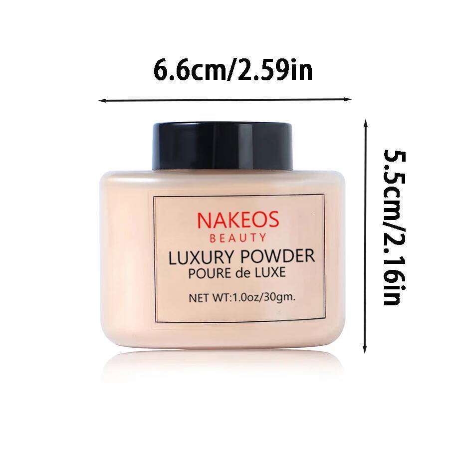 Banana Scented Loose Setting Powder - Long-Lasting, Waterproof, Sweat-Proof, Oil-Conng, Lightweight, Suitable for All Skin Tone X2507