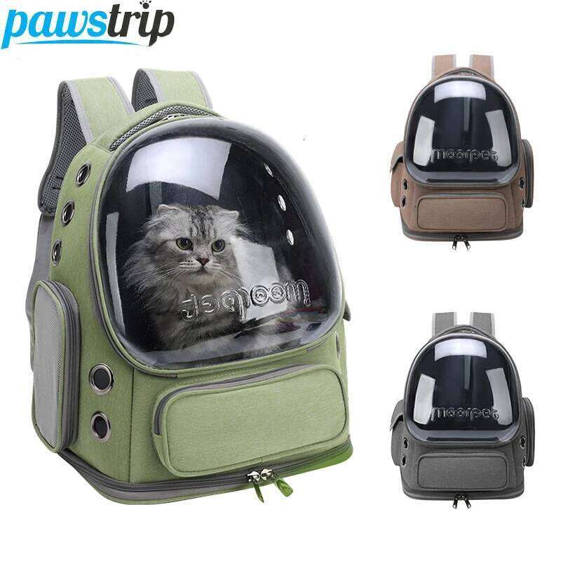 Transparent Carrier Outdoor Travel Backpack for Cats Small Dogs Breathable Cat Carrying Bag Pet Supplies