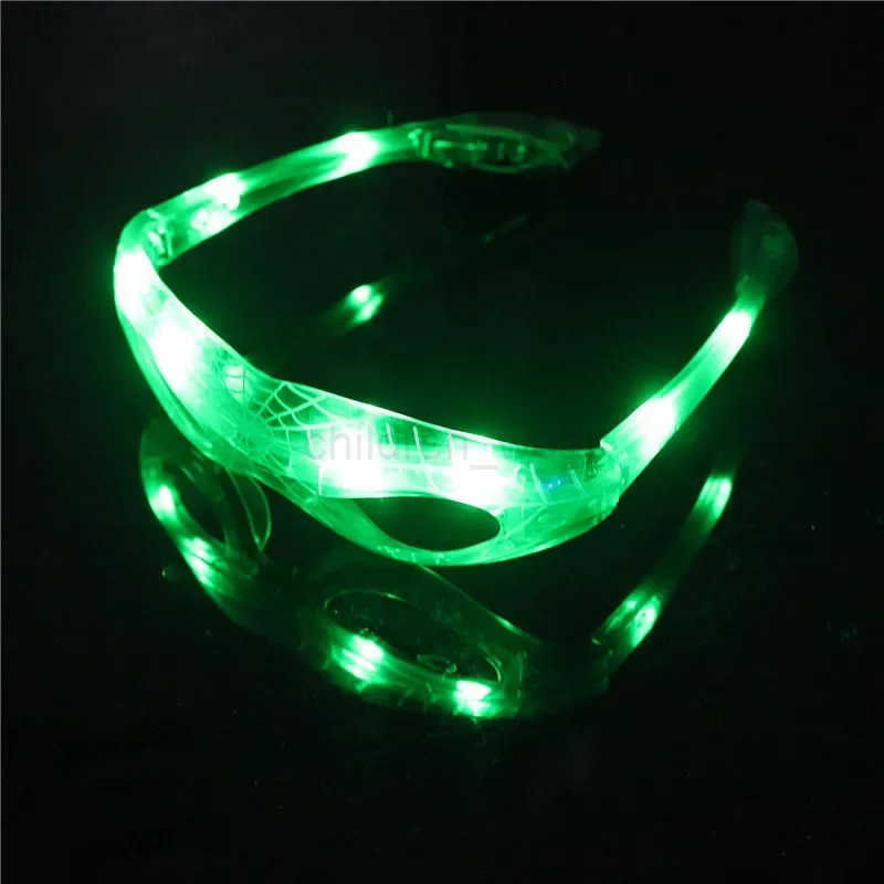Disney Spiderman Glowing Glasses Marvel Anime Figure LED Flashing Glasses Sunglasses Cartoon Childrens Party Toys Boys Gifts W20250716